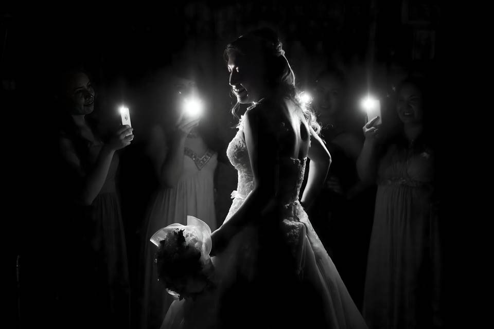 Iluminando a la novia