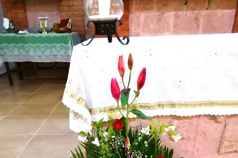 Arregló para el altar