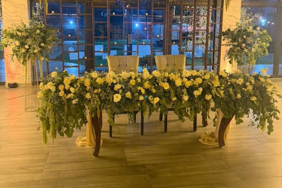 Mesa de novios boda