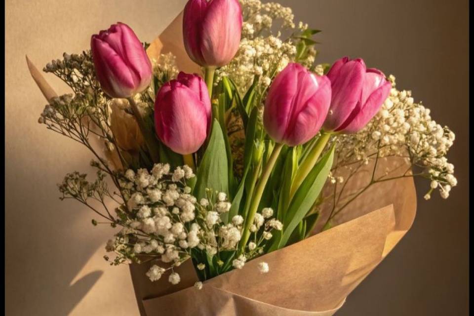Ramo de tulipanes