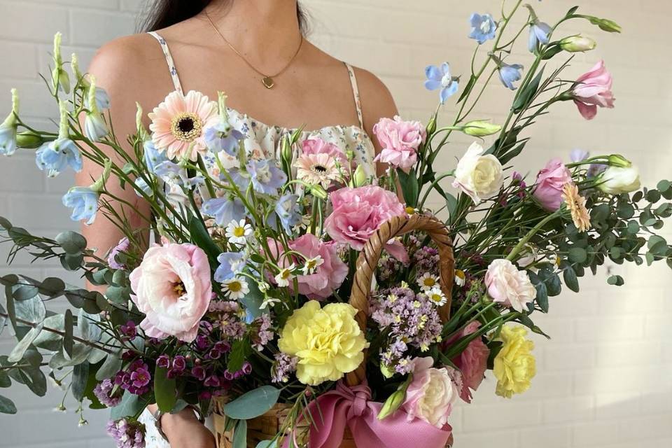 Canasta floral
