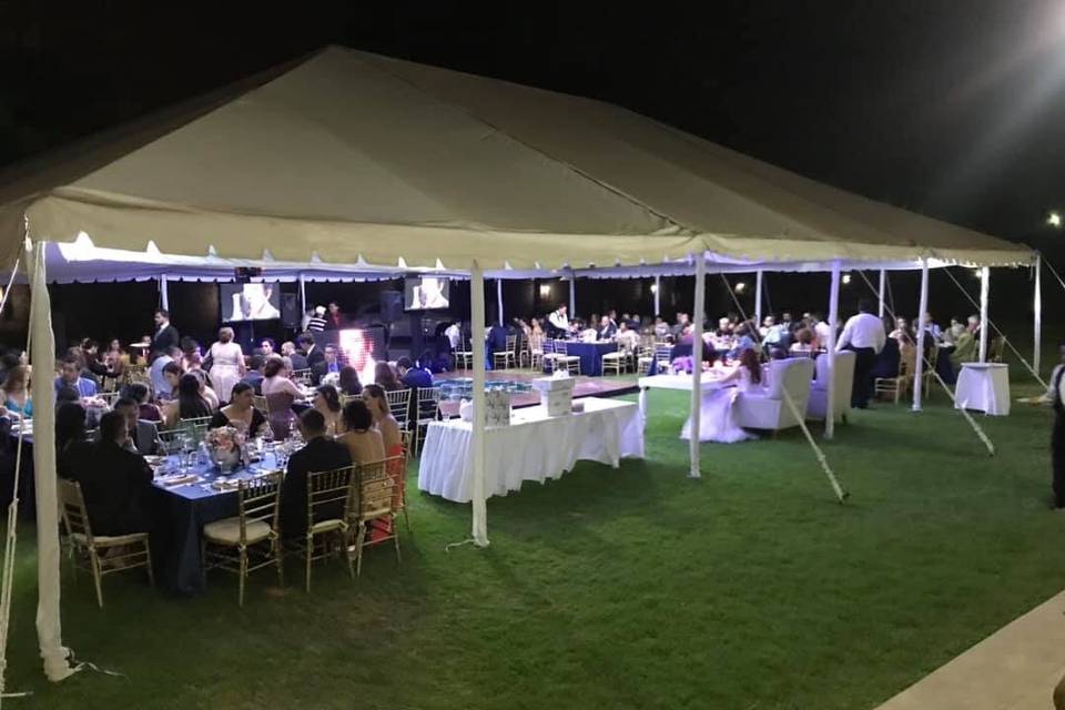 Evento en jardín