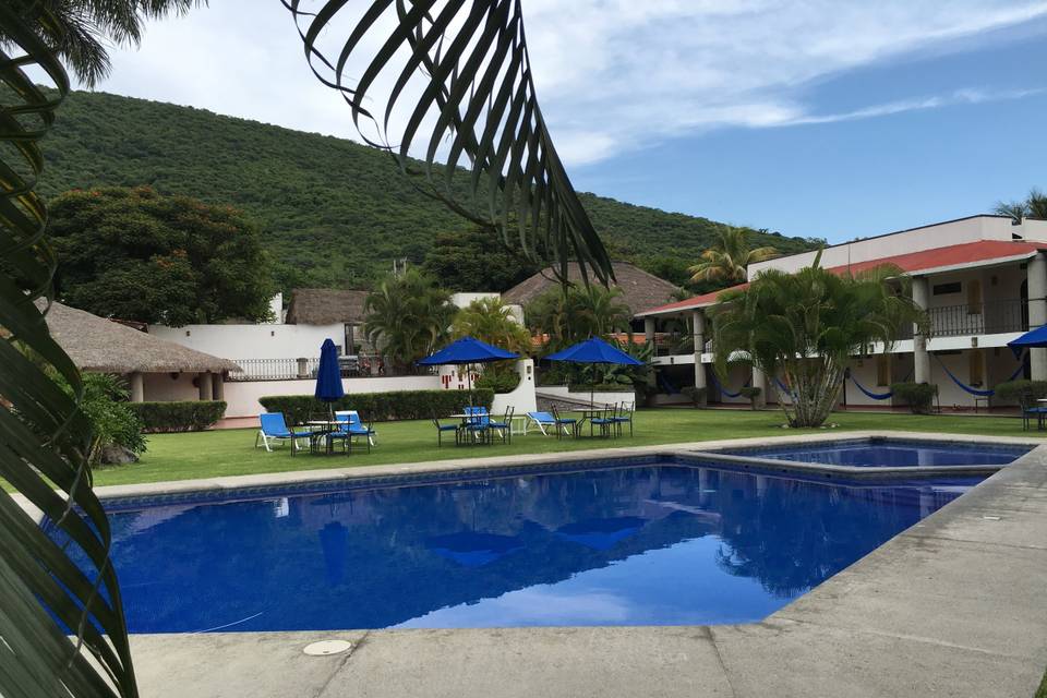 Vista desde el temazcal