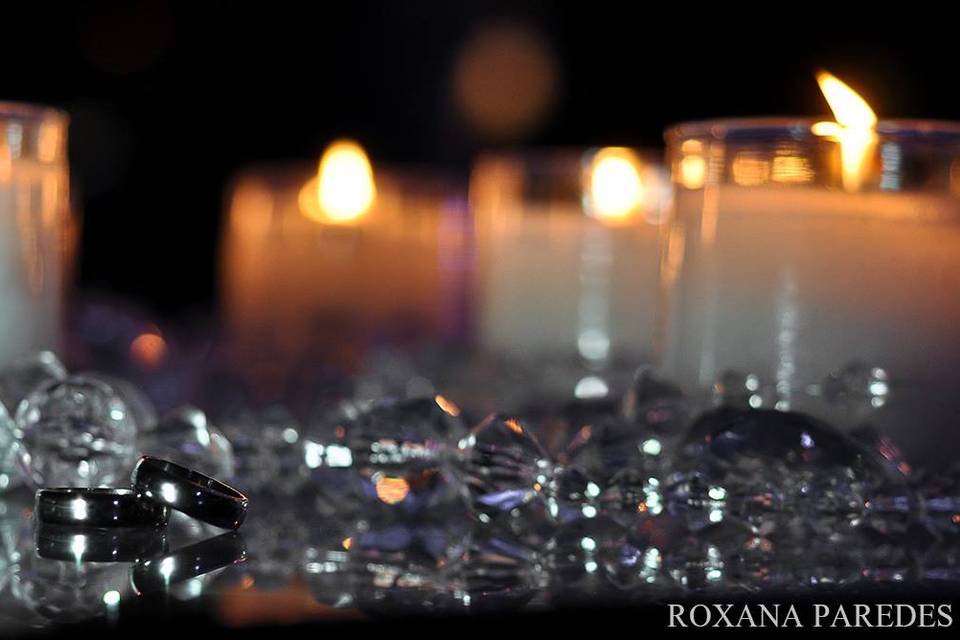 Velas de la boda