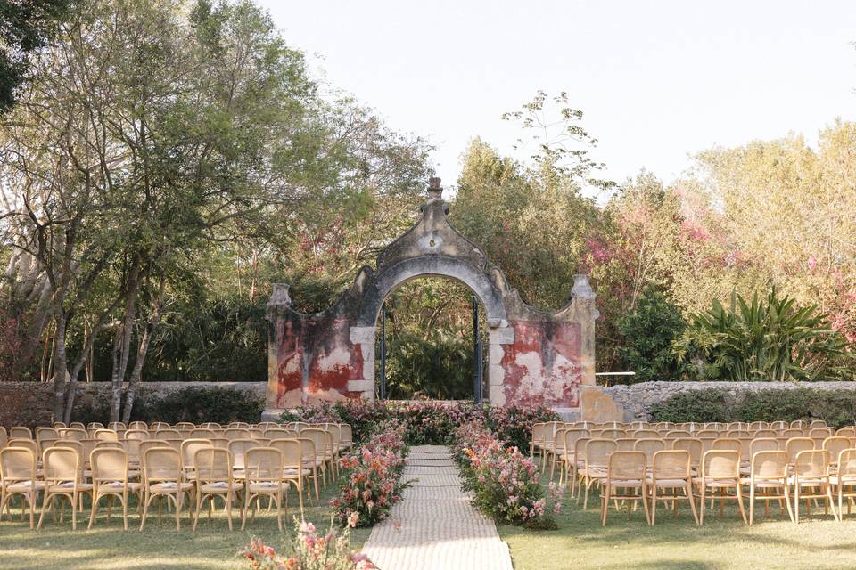 Arco Rojo Ceremonia