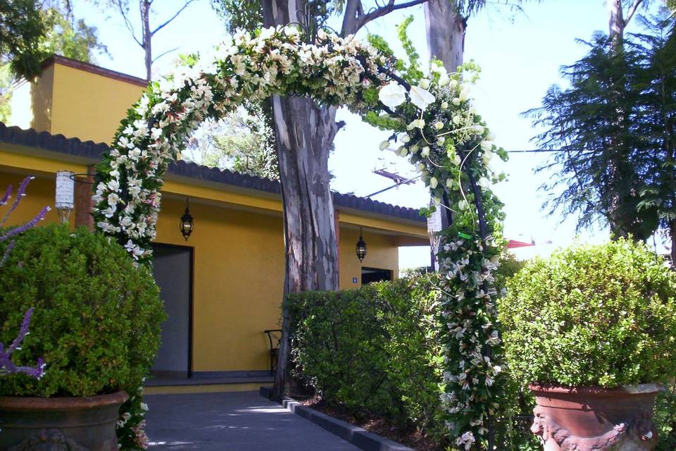Arco en entrada