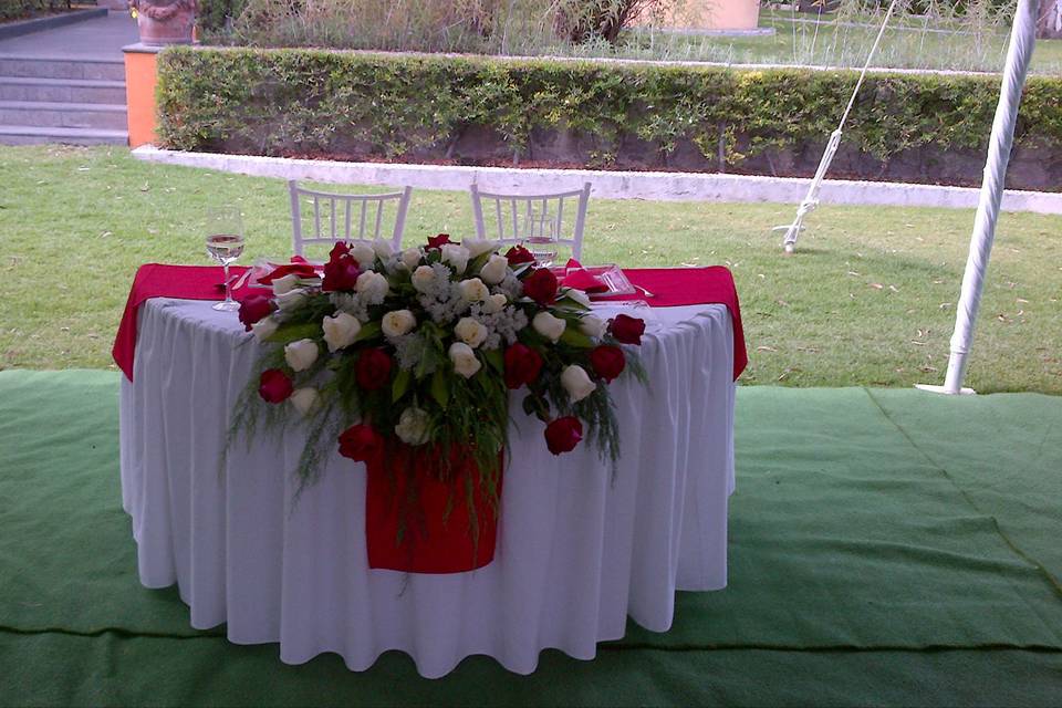 Mesa de novios
