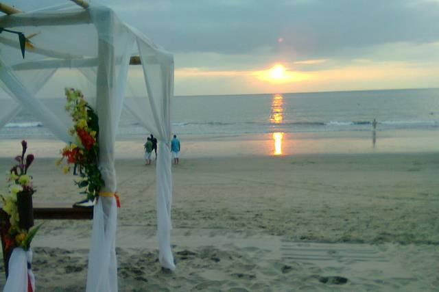Boda al atardecer