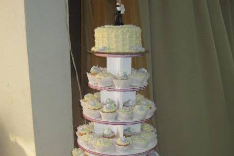 Torre de cupcakes