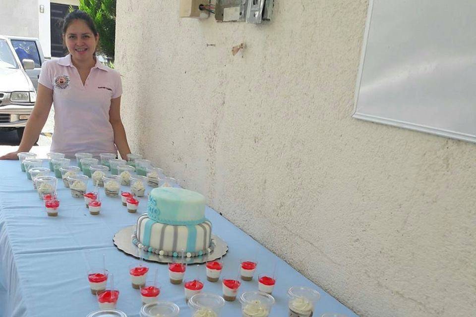 Pastel bodas de plata