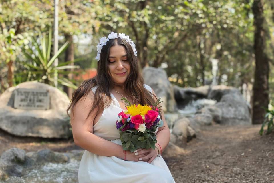 Mirando el amor en cada pétalo