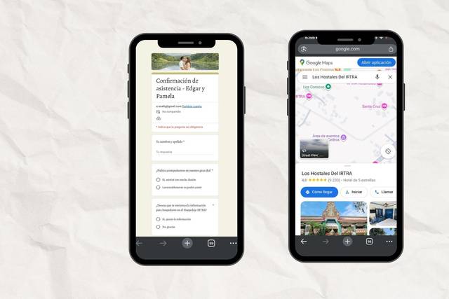 Formulario y ubicación