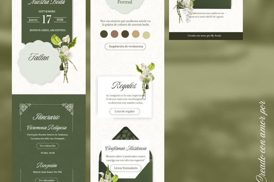 Invitación de Bodas