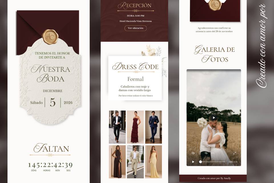 Invitación de Bodas