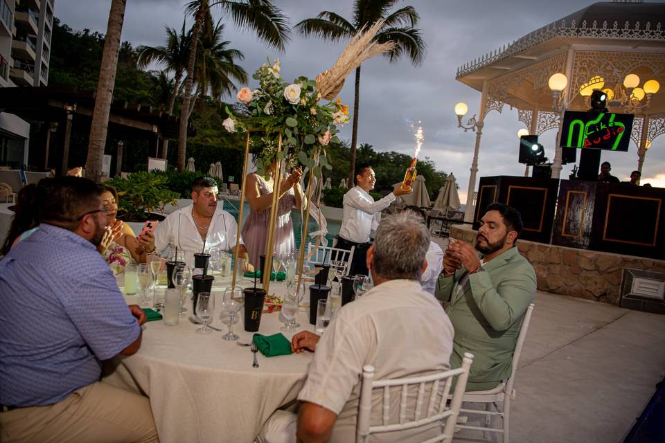 Boda en playa y decoración