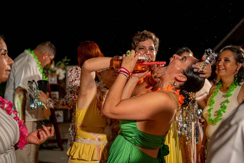 Boda y animación