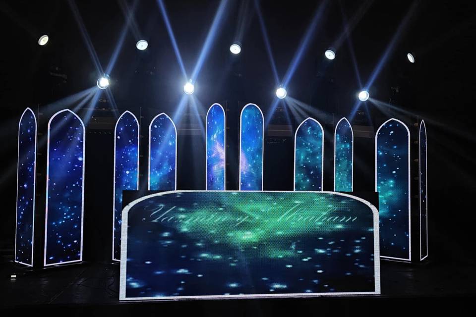 Montaje con pantalla