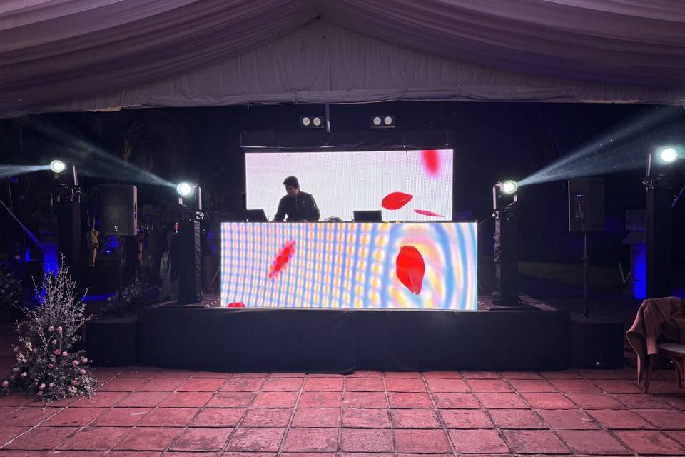 Montaje con pantalla