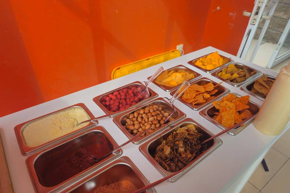 Barra chica para elotes