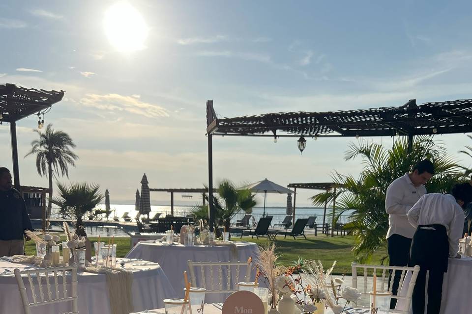 MONTAJE MESA BODA ANGY & ABDEL