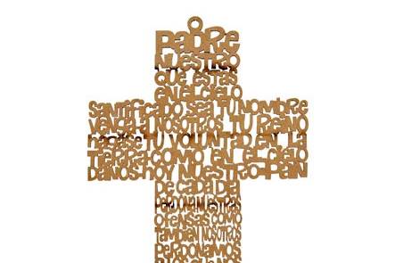 Cruz Jesús de madera