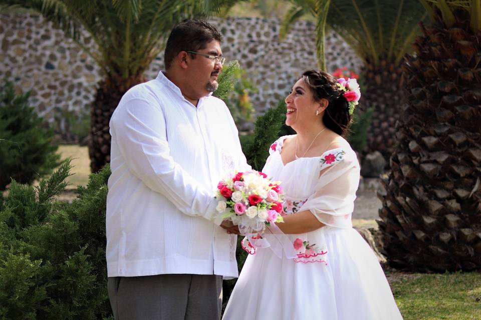 Boda Rosa y Mario