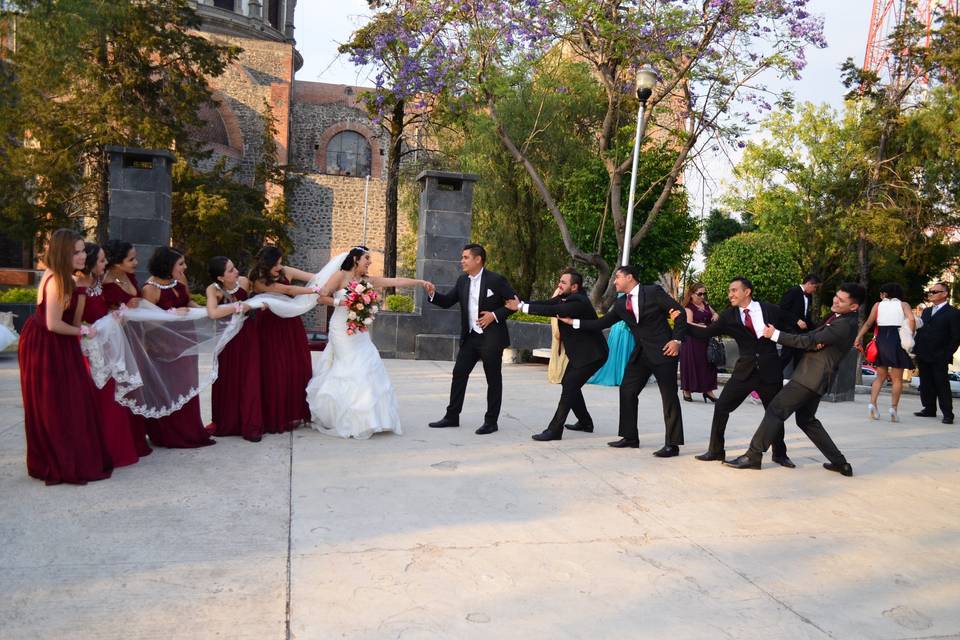 Boda en ciudad