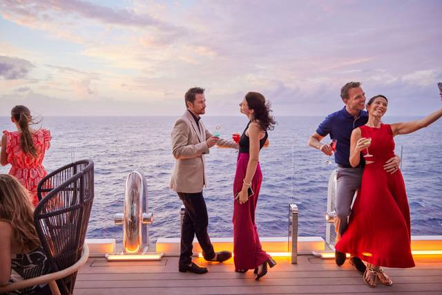 Bailando frente al mar