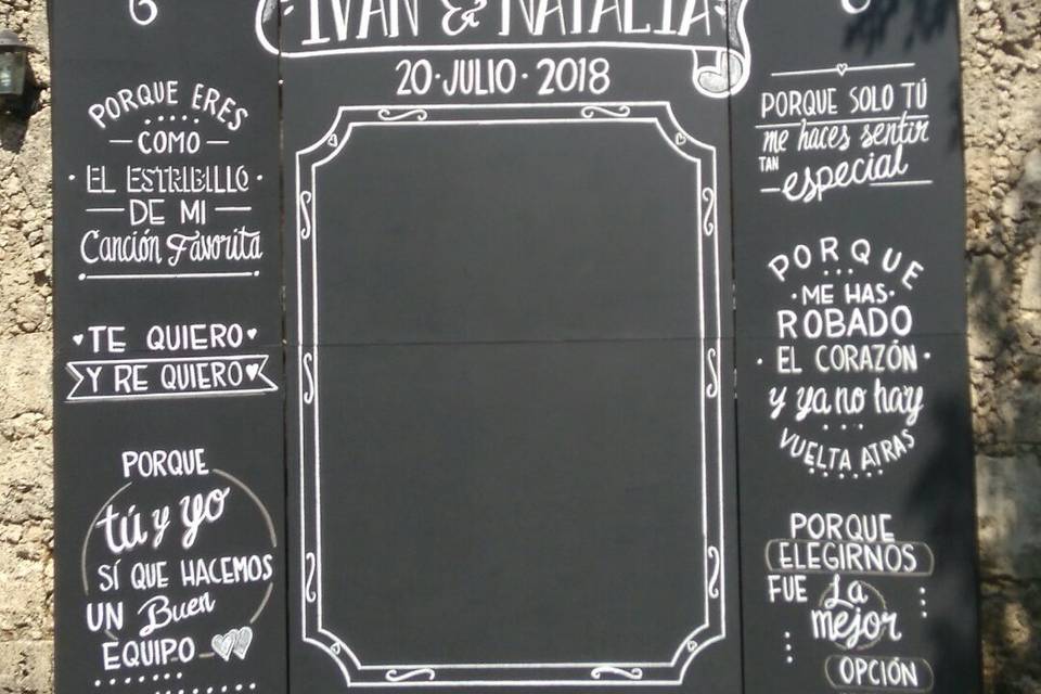 Chalkboard4Rent - Pizarrón Gigante