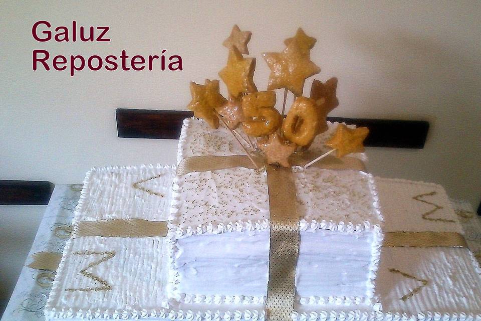 Pastel Bodas de Oro