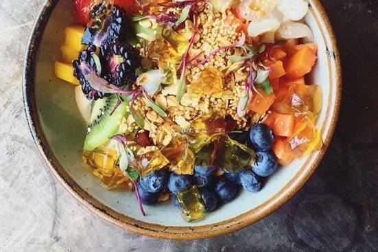 Yogurt con fruta