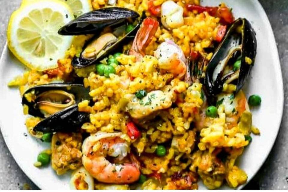 Paella de mariscos
