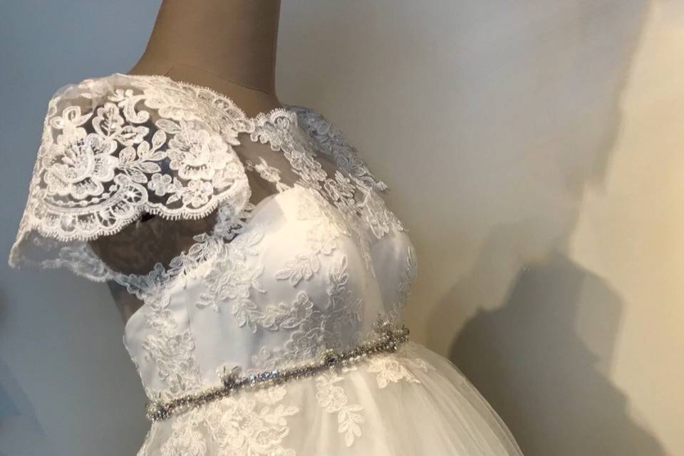 Vestido de novia maternidad