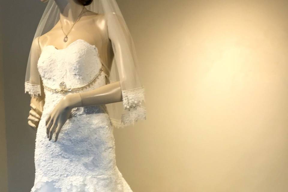 Vestido de novia trompeta