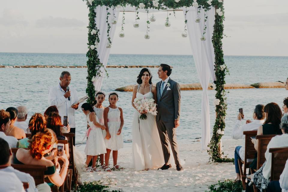 Boda en playa del carmen