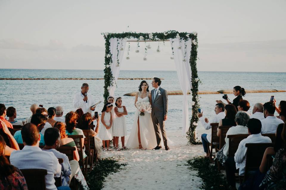 Boda en playa del carmen