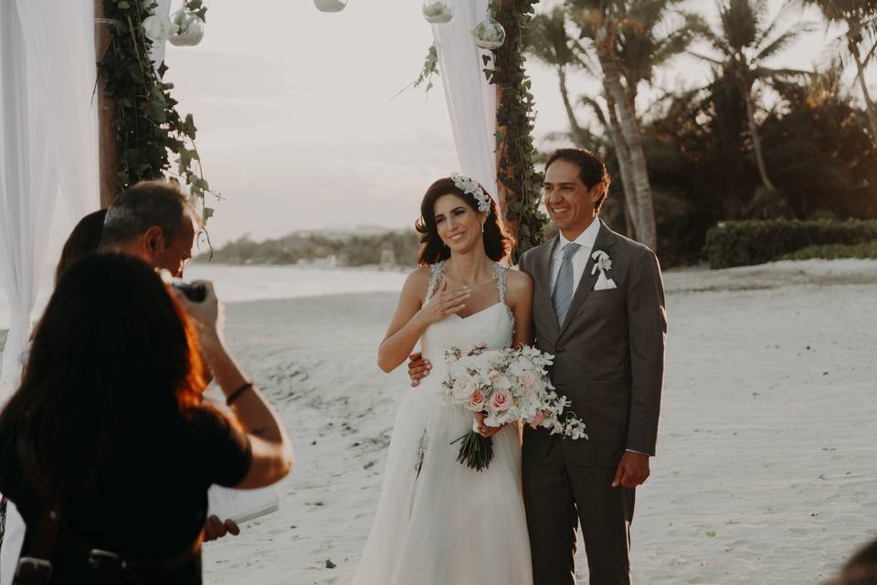 Boda en playa del carmen