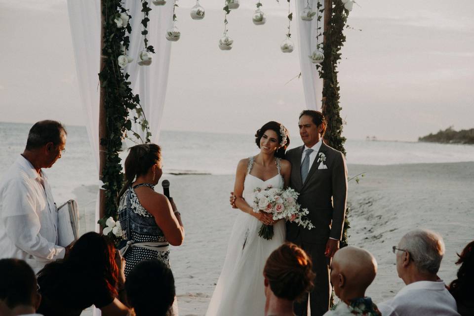 Boda en playa del carmen