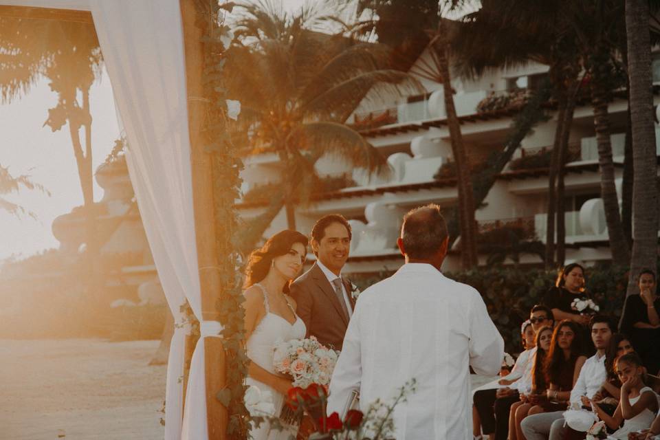 Boda en playa del carmen