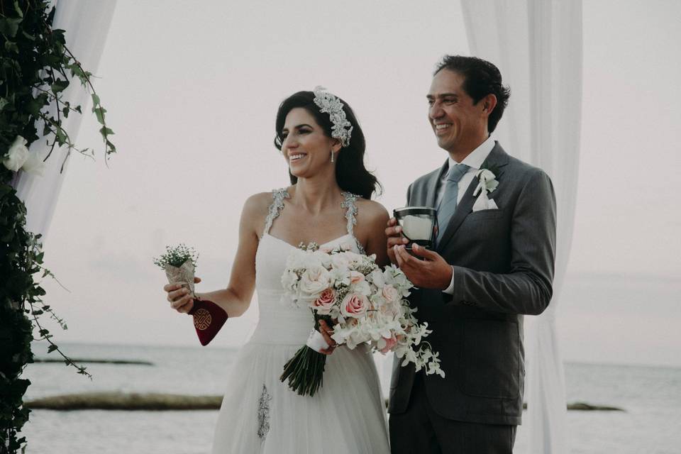 Boda en playa del carmen