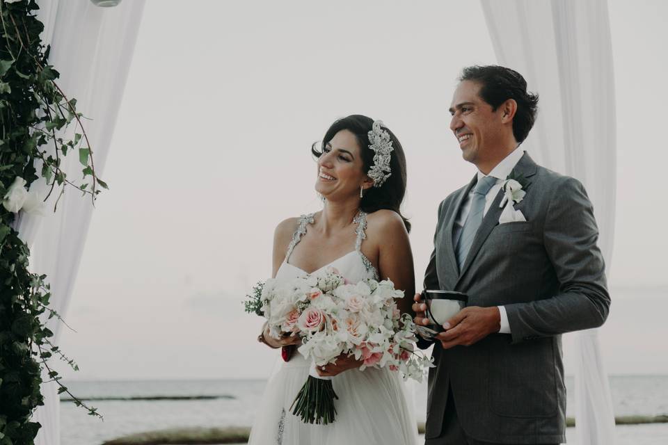 Boda en playa del carmen