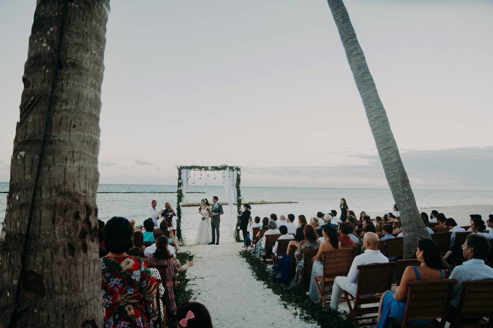 Boda en playa del carmen