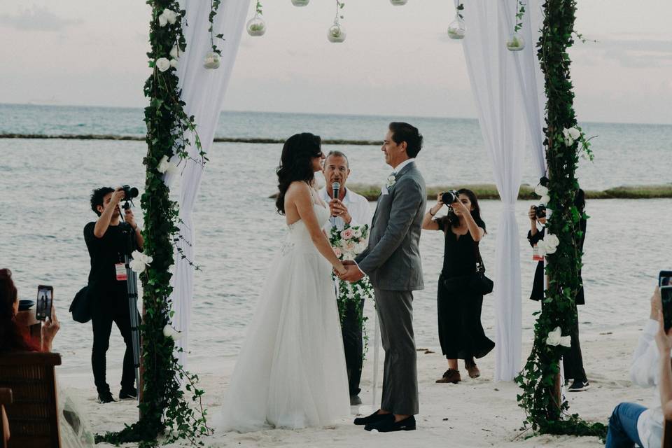 Boda en playa del carmen