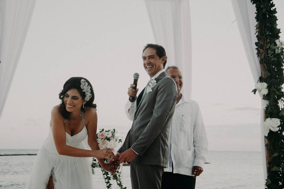 Boda en playa del carmen