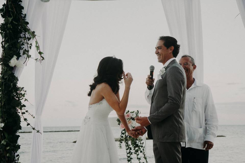 Boda en playa del carmen