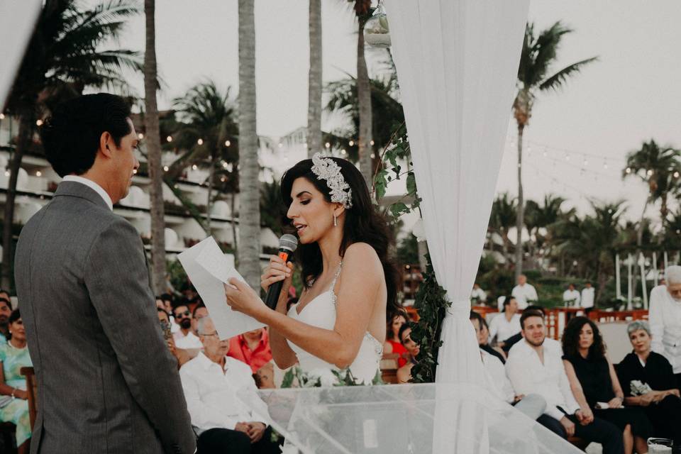 Boda en playa del carmen