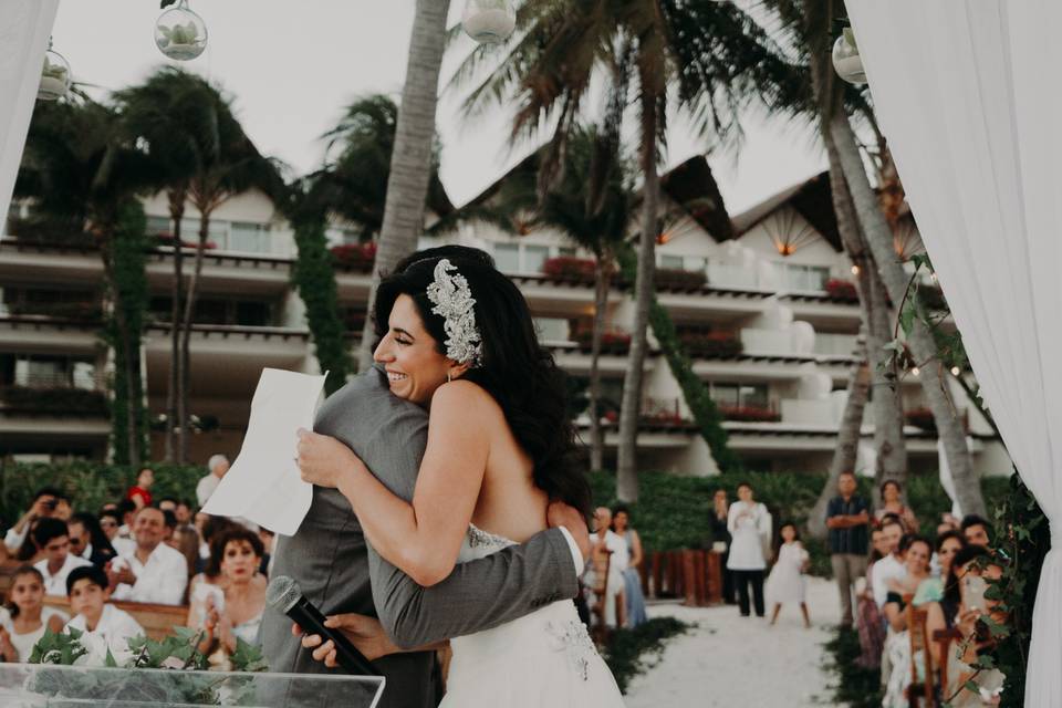 Boda en playa del carmen