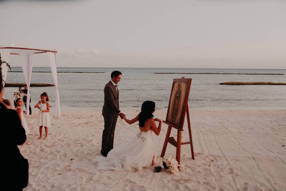 Boda en playa del carmen