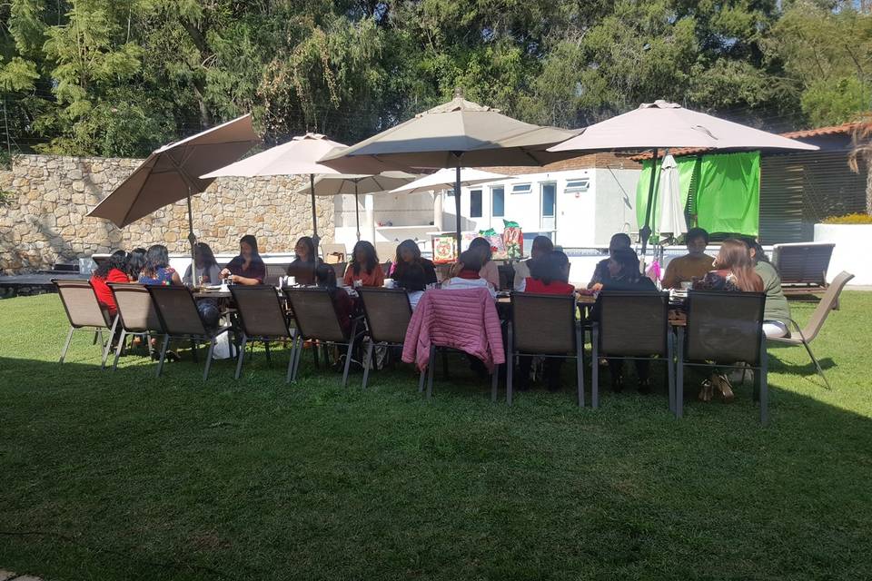 Jardín para eventos