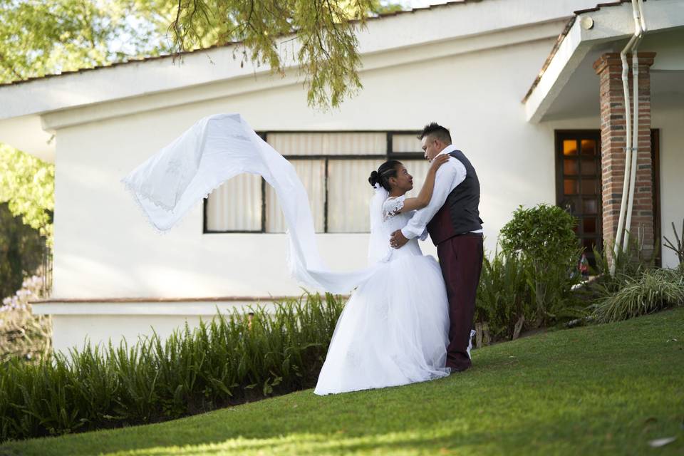 Vestido flotante